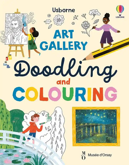 Art Gallery Doodling and Colouring - Usborne