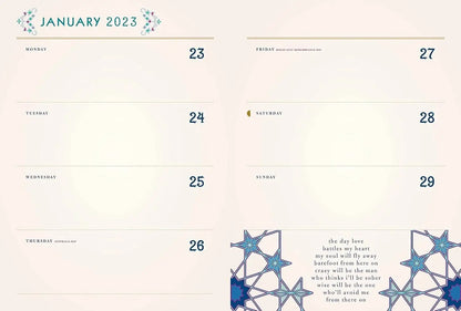 A Year of Rumi Inspiration 2023 - Weekly Planner