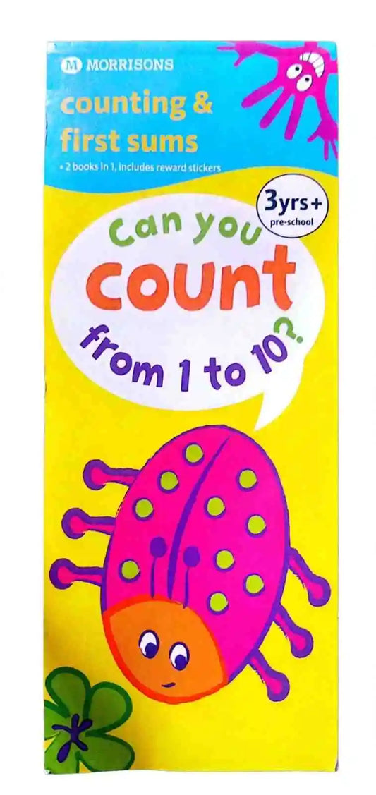 Counting & First Sums: Can you count from 1 to 10? | 2 Books in 1