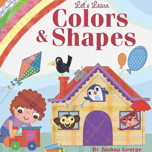 Let's Learn Colors and Shapes - Little Hippo Books - Children's Padded Board Book
