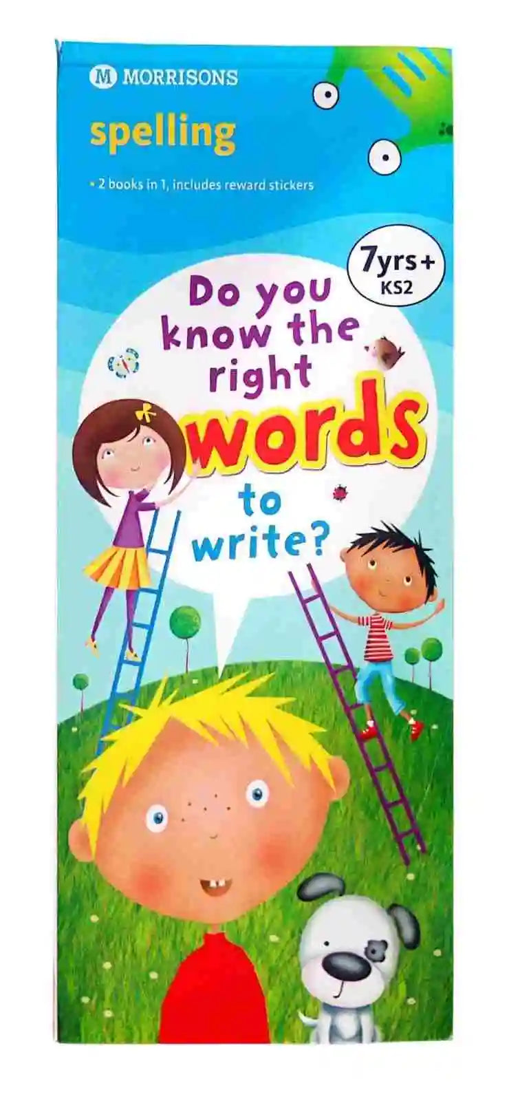 Spelling: Do you know the right words to write? 2 books in 1 includes reward stickers
