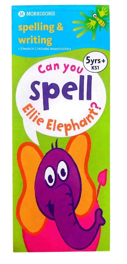 spelling & writing : Can you spell Ellie Elephant?2 books in 1